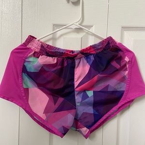 Multicolored athletic/running shorts